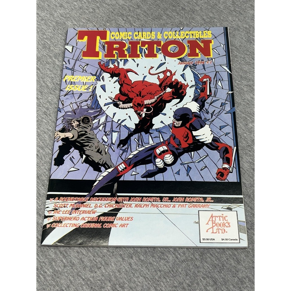 Vintage 1994 Triton Comic Cards & Collectibles #1 Premier Issue Attic Books